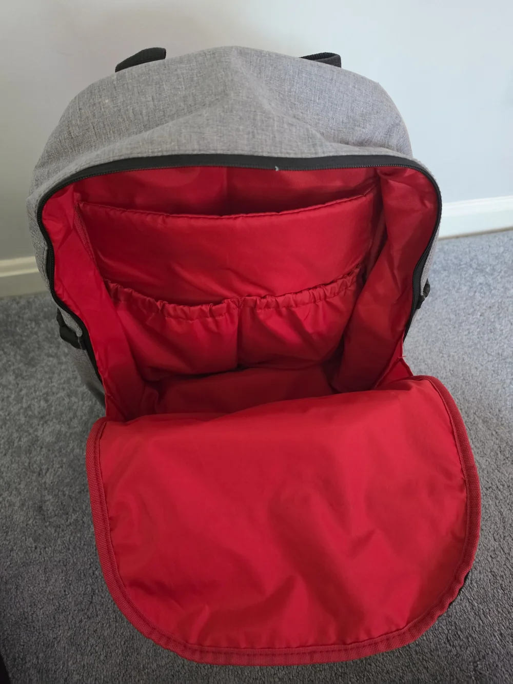 Skip Hop Gray Diaper Backpack with Changing Station